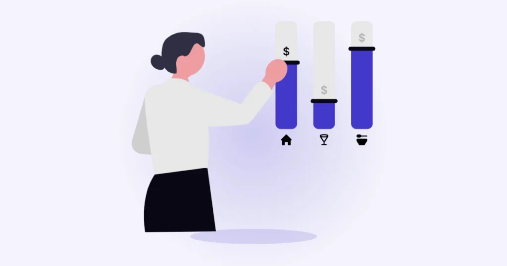 What can a budget help you do illustration